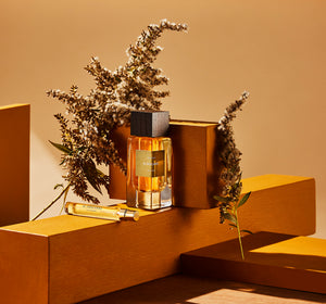 Ambrette, Galbanum, Bran absolute, Ombú leaves, Cedarwood, and Sandalwood. Golden wheat fields undulating over infinite horizons. El Descanso invites you to South America’s fertile pampas to celebrate the abundance of bran growing over the whispering plains.