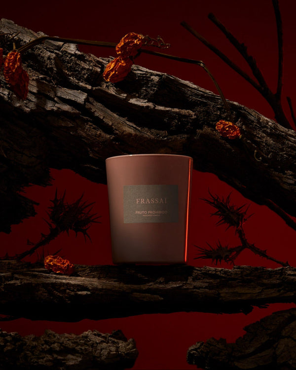 Frassai Fruto Prohibido - Forbidden Fruit scented candle. Pomegranate Seeds, Narcotic Narcissus, Dark Oak, Decadent Vanilla, Leather
While picking narcissus flowers in a meadow, Persephone was abducted. Whether or not she knew that anyone who had eaten in the Underworld would not be allowed to return to the world above… Persephone went ahead, and ate six or seven of the pomegranate seeds.
Light the Fruto Prohibido candle and cross over to a forbidden world.