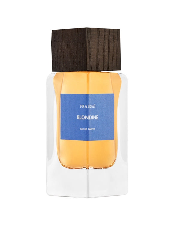 Frassai Blondine eau de parfum salted butter caramel tiger lily ashok flower cacao tonka beans blond musks green mandarin pear leaves. Best selling Frassai fragrance Argentina.
