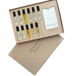 Frassai perfume gift set with 11 fragrances from the collection.