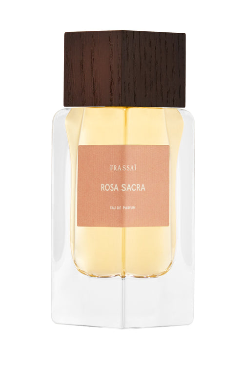 FRASSAÏ Rosa Sacra eau de parfum — rose and palo santo niche fragrance by Frassaï
